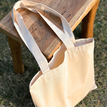 CANVAS TOTE BAG WITH ZIP 290 GSM (Set of 10)
