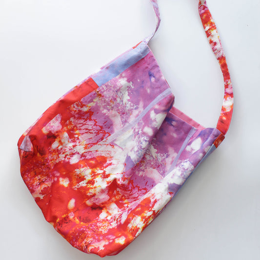 Multicolor Tote Bag with Zipper Pouch
