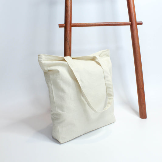 TOTE BAG WITH BASE AND ZIP 180 GSM (Set of 10)